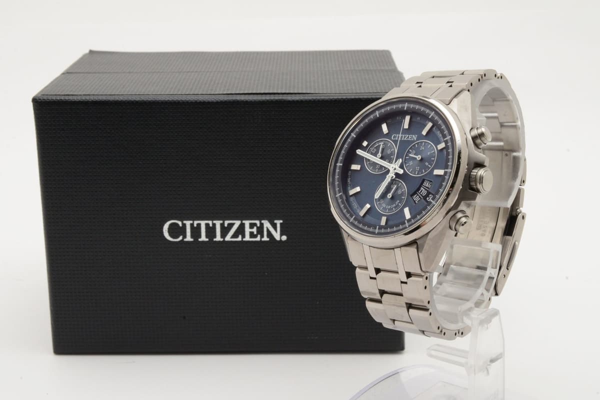 Near Mint Citizen Atessa Eco Drive Radio Controlled Watch H610-T024564 JAPAN