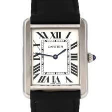 Authentic Cartier Tank Solo LM WSTA0028 Stainless Steel Quartz #270-004-250-4334