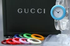 [ Box ] Gucci Change Bezel 11/12.2L 12 Colors Quartz Watch ( About 16.9cm band )