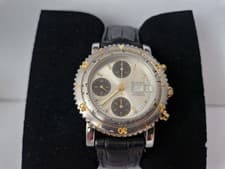 Bulova Chronograph Automatic-Silvered Dial-Day-Date-Ref 4.043.00.80-Valjoux-7750