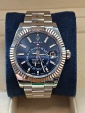 Rolex Skydweller 42mm 326934 Blue Dial Oyster 2019 Box Papers Tag