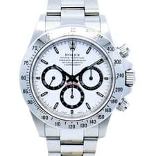 ROLEX Daytona 16520 White Automatic Men's Used Watch #411214