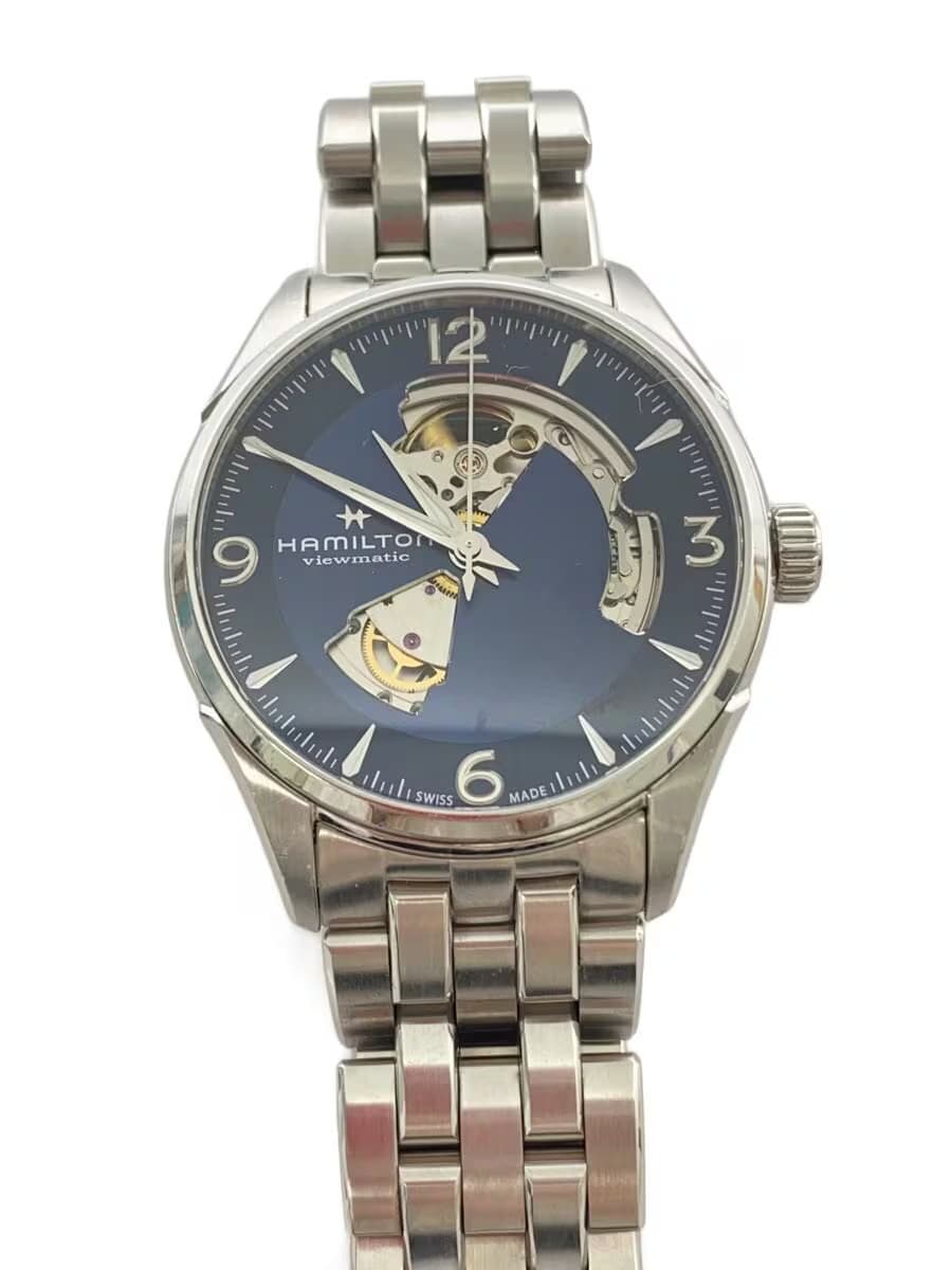 HAMILTON Automatic Watch Analog Stainless NVY SLV SS H327050