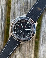 Sinn 613.EZM13 EZM 13 LHD Divers Chronograph Destro 42mm Black Dial