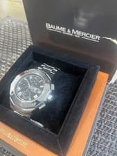 Baume & Mercier Riviera Men's Black Watch - 65541