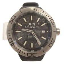 Unused item JPN JPN Shinkai Hybrid Automatic JPNW002CSV Black Black Watch Men's