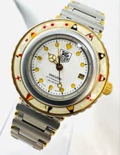 TAG Heuer Executive 915.808 Gold/SS Quartz Ladies Watch Vintage Two-Tone Works