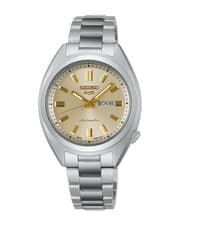 Seiko SRE023 5 Sports 32 mm Steel Champagne Dial Automatic Women's Watch