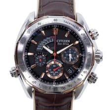 CITIZEN Solar Grand Complication Mens Watch Black Multifunction 3 Hand Luxury