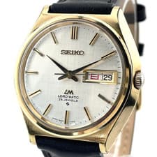 SEIKO Lord Matic 5606-7010 25 Jewels Day Date Vintage Automatic Men's Watch 36mm