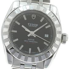 TUDOR 22010 Classic Date Ladies Watch From Japan G0418