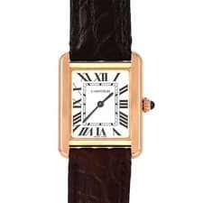 Authentic Cartier Tank Solo SM SSxPG W5200024 SSxPG Quartz #260-007-300-1409