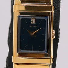 Seiko Lasalle 1E50-525A Navy Dial Women's Watch Tested Good Condition