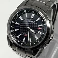 Citizen Attesa GMT Eco Drive Solar World Time Watch 37mm Mens Wrist 16cm