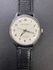 Citizen Homer Second Setting Watch 21 Jewels Antique Timepiece Silver Dial