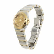 Omega Constellation Brushed Combination 123 20 24 60 58 002 Women's Watch Gold