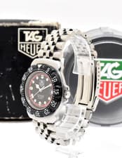 TAG Heuer Formula 1 Professional 374.513 Vintage Quartz Men's Watch Black Dial