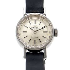 Omega DeVille Silver Cal.661 Automatic Watch SS Steel Used