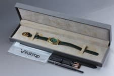Vintage【Near MINT in BOX】 Christian Dior 3009 Green Dial Ladies Watch From JAPAN