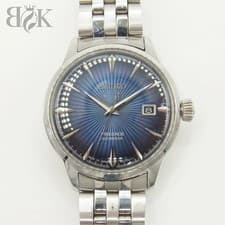 Seiko Presage Cocktail Time Automatic Watch Blue Dial 39.7mm Used From Japan