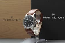 [TOP MINT] Hamilton Khaki Field H704551 Black Dial 38mm Automatic Men's Watch