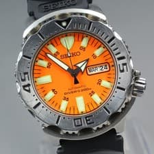 [N MINT] SEIKO Diver's Orange Monster 7S26-0350 SKX781 Men's AT Watch JP T732
