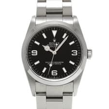 ROLEX Explorer 114270 black WATCH 727287