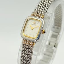 Seiko Credor Dress Watch 18K 5P Diamonds Quartz Dress Ladies wrist 15cm