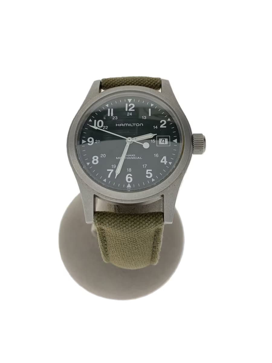 HAMILTON Manual Wind Watch Analog GRN GRN H694190