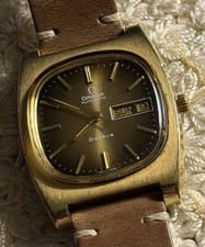 Omega Geneve 166.0188 Green Sunburst Dial