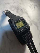Casio Data Bank DBT-70W Vintage 1980s Japan Quartz Digital Watch
