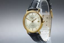 [Near MINT] Longines Grand Classic L4.721.2 Gold Dial Date Automatic Men's Watch
