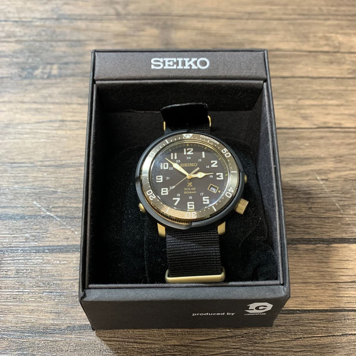 Seiko Prospex SBDJ028 Fieldmaster Solar Diver LOWERCASE Limited Tuna V157 Japan