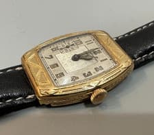 Vintage Illinois Men's 14k gold filled 17 jewels Wristwatch 1920s