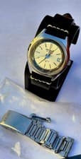 Seiko GMT Rare 1973 Ref. 5619 7010 Steel Vintage Automatic Duotime Bracelet