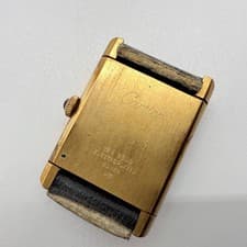 CARTIER Watch Must Tank Gold Case White Dial Hand-wound Auth Women's Case Only