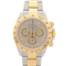Rolex Daytona 116523 40mm K18YG SS Gray Dial Automatic Chronograph Box #KN030