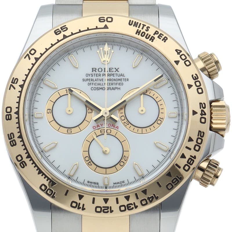 ROLEX Cosmograph Daytona Watch 126503 K18YG/Stainless Steel mensWatch white USED