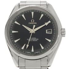 OMEGA SEAMASTER AQUA TERRA WATCH 231.10.42.21.01.001 AUTOMATIC SS BLACK MEN'S