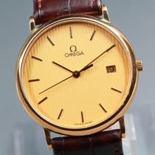 Vintage [Near MINT] Omega De Ville Cal.1430 Quartz Men's Watch From JAPAN