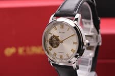 MINT K.uno CustoWa CWT38 Roman Automa White Dial 38mm Unisex Adult Watch JAPAN