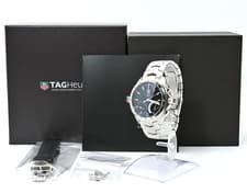 【Near MINT w/Box】 TAG Heuer Link Calibre S CJF7110.BA0592 Chronograph Men Watch