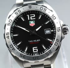 TAG HEUER Formula 1 WAZ1112.BA0875 41mm Date Black Dial Quartz Men's Watch