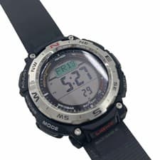 Casio PRO TREK PRW-3400-1JF Solar Radio Watch Black Orange Silver Japan