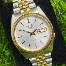 Rare Seiko President SNXJ90 AUtomatic 7S26-3110 white dial watch American Psycho