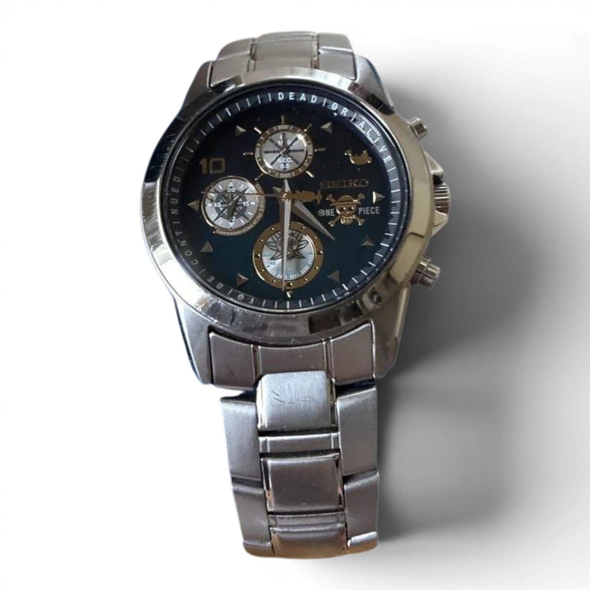 Seiko x One Piece 1000th Episode Anniversary Limited 5000 Watch 7T92-HDB0 Auth