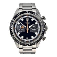 Tudor Heritage Chronograph Auto 42mm Stainless Steel Mens Watch 70330N B&P