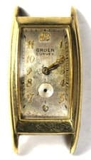 Gruen Curvex 330 17j 43mm (Long) 14k Gold Filled Watch - Parts/Repair