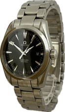 Omega Seamaster Aqua Terra 2518.50 Black Dial 36mm Unisex Watch Excellent A6309