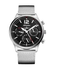 ADRIATICA Men Quartz Casual Watch Classic Dress Black Dial Waterproof Swiss 44mm